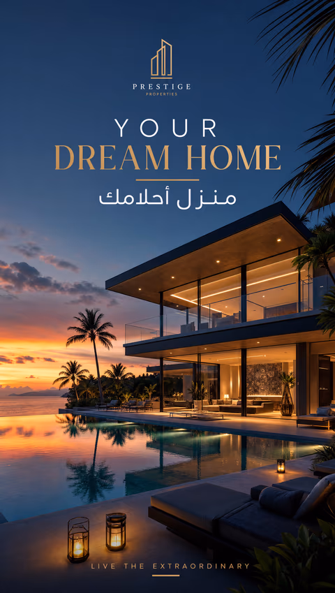 AI-generated real estate listing ad