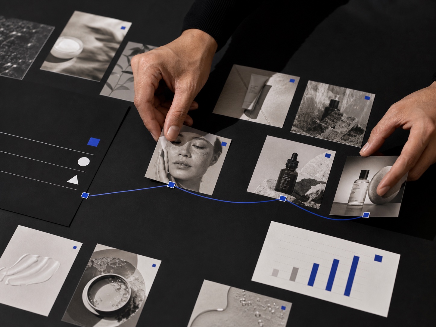 Performance analyst linking common patterns across winning creative concepts