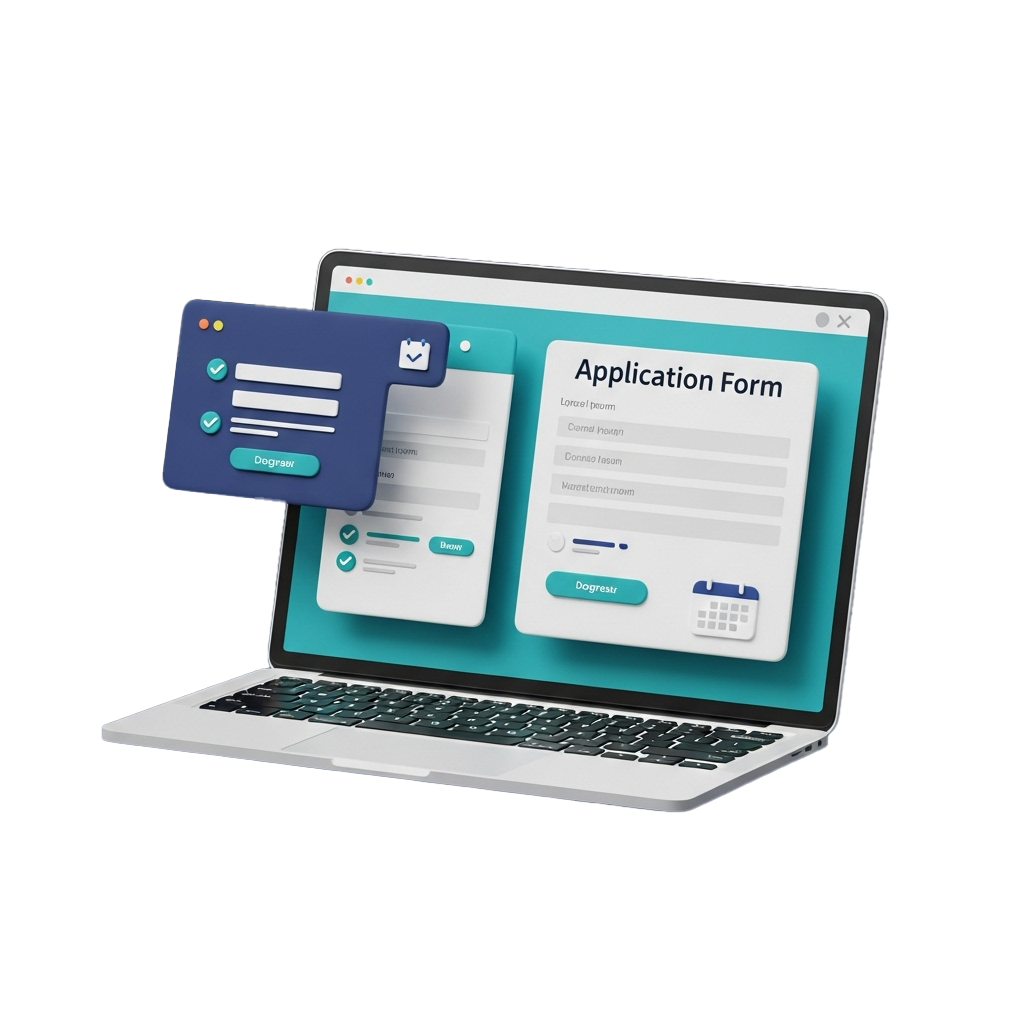 TLS Helper visa application assistance website artwork