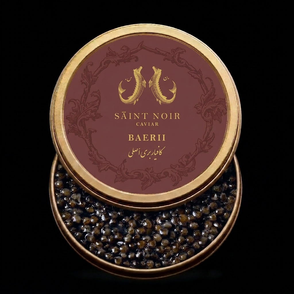Saint Noir Baerii caviar tin