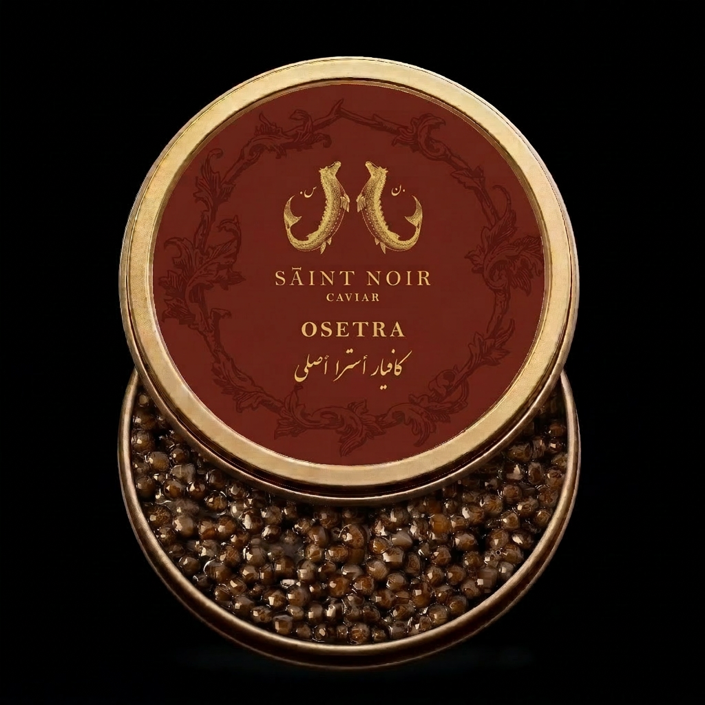 Saint Noir Osetra caviar tin